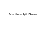 Fetal-Haemolytic