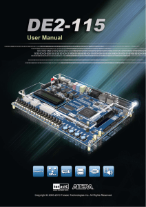 DE2-115 board User Manual