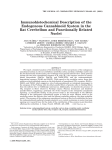 Immunohistochemical description of the endogenous cannabinoid
