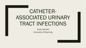 Catheter- Associated Urinary Tract Infections