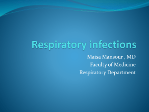 Respiratory infections