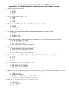 Santee Education Complex Chemistry Mini Assessment 4