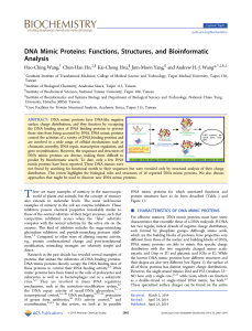 DNA Mimic Proteins: Functions, Structures, and Bioinformatic Analysis