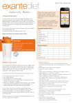 Diet Plan Booklet