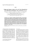 Cloning and Sequence Analysis of the xylL Gene Responsible for