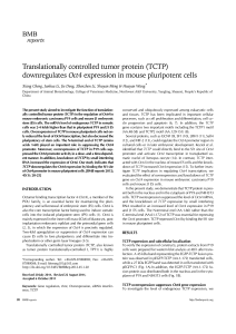 Translationally controlled tumor protein (TCTP