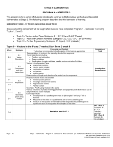 Semester 3 Program