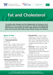 Fat and Cholesterol