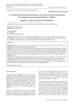 Correlation between first trimester uric acid level and subsequent