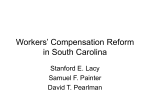 Workers` Compensation Reform in South Carolina