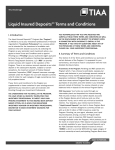 Liquid Insured DepositsSM Terms and Conditions