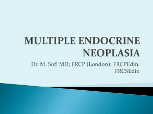 multiple endocrine neoplasia