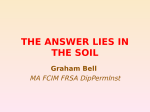 The Answer Lies in the Soil - Graham Bell