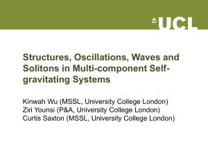 Solitons in astrophysical systems: Higher dimension - INFN-LNF