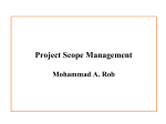 Scope Management
