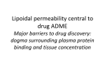 Lipoidal permeability central to drug ADME