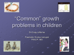“Common” growth problems in children