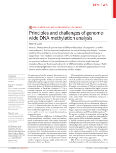 Principles and challenges of genome