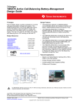 TMS570 Active Cell-Balancing Battery