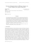 Derivative Estimation Based on Difference Sequence via Locally