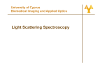 Light Scattering Spectroscopy