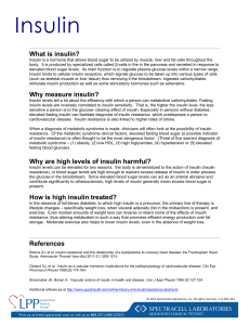 Insulin - SpectraCell Laboratories