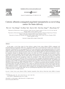 Cationic albumin-conjugated pegylated nanoparticles as novel drug