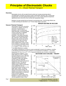 Principles of Electrostatic Chucks