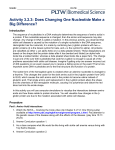 3.2.3- Changing One Nucleotide