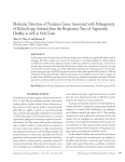Molecular Detection of Virulence Genes Associated with