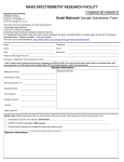 Small Molecule sample submission form