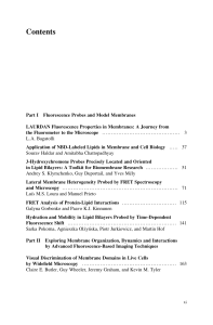 Fluorescent Methods to Study Biological Membranes - Beck-Shop