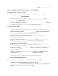 Name: Chapter 3 Reading Guide: Molecules, Compounds, and