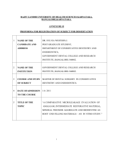 rajiv gandhi university of health sciences karnataka, bangalore