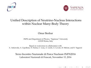 Unified Description of Neutrino-Nucleus Interactions within Nuclear