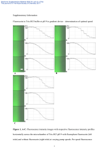 Supplementary Information Fluorescein in Tris