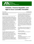 Pesticides, Chemical Regulation, and Right-to