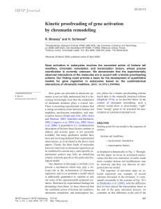 Kinetic proofreading of gene activation by chromatin remodeling