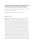 Identification of endothelial surface proteins in lung and