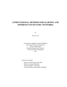 computational methods for learning and inference on dynamic