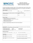 PDL Molecular Genetics Patient Information Form
