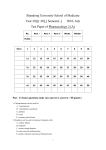 Pharmacology Exam for Grade 2007 Oversea Students (A)