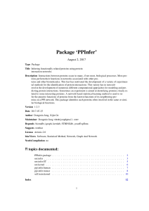 Package `PPInfer`