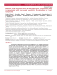 Retinoic acid receptor alpha drives cell cycle progression and is