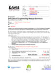 Fee Proposal - KH Davis Engineering Consultants Ltd.