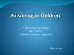 Poisoning in children - Wikispaces