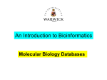Molecular Biology Databases