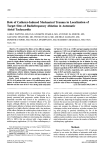 Role of catheter-induced mechanical trauma in localization of target