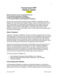 Insulin-Dependent Diabetes