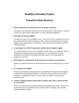 Disability Activation Project
